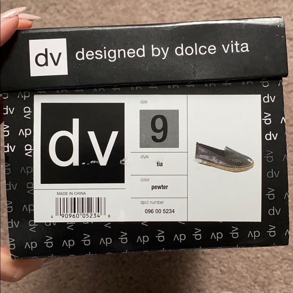 DV Dolce Vita Tia Espadrille Flats Pewter - Picture 14 of 14